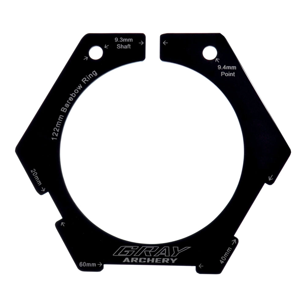 Gray Archery Barebow Inspection Ring