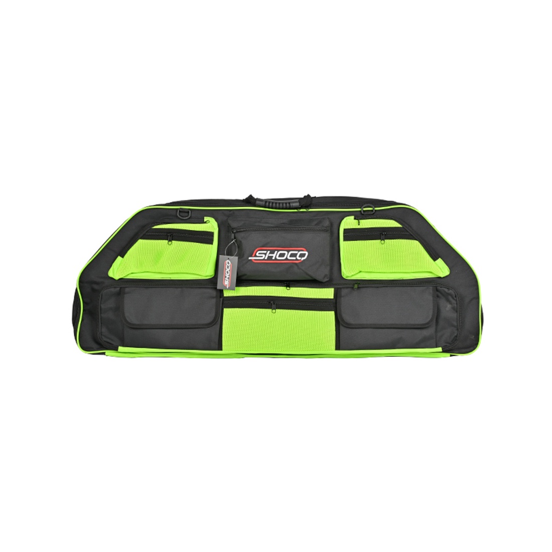 rode tas, toolbag, geel/zwart, verschillende vakken, plooibare rits