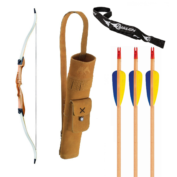 verwijderen verzonden artillerie Jeugd handboog set Deluxe 48inch | Pijlenboogkopen.com