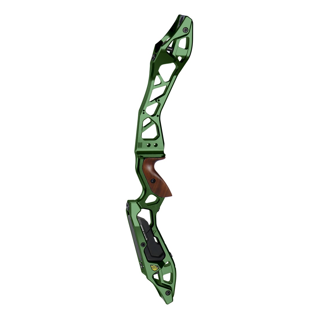 boogschutter, paalboog, cradlepiece, groene kleur, haakgreep