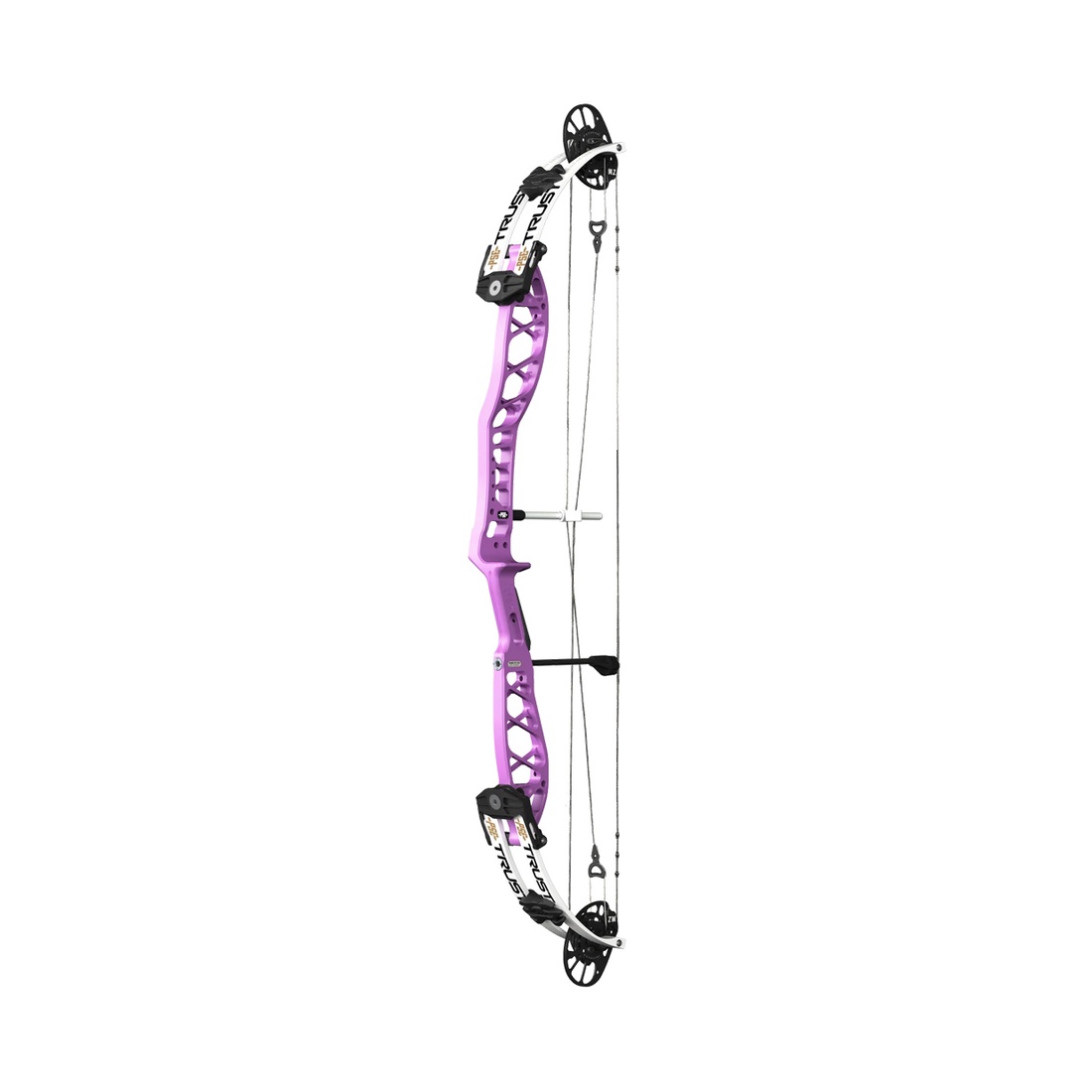 Samengestelde boog, Paarse boog, Aluminium frame, Katrollen, Boogschieten