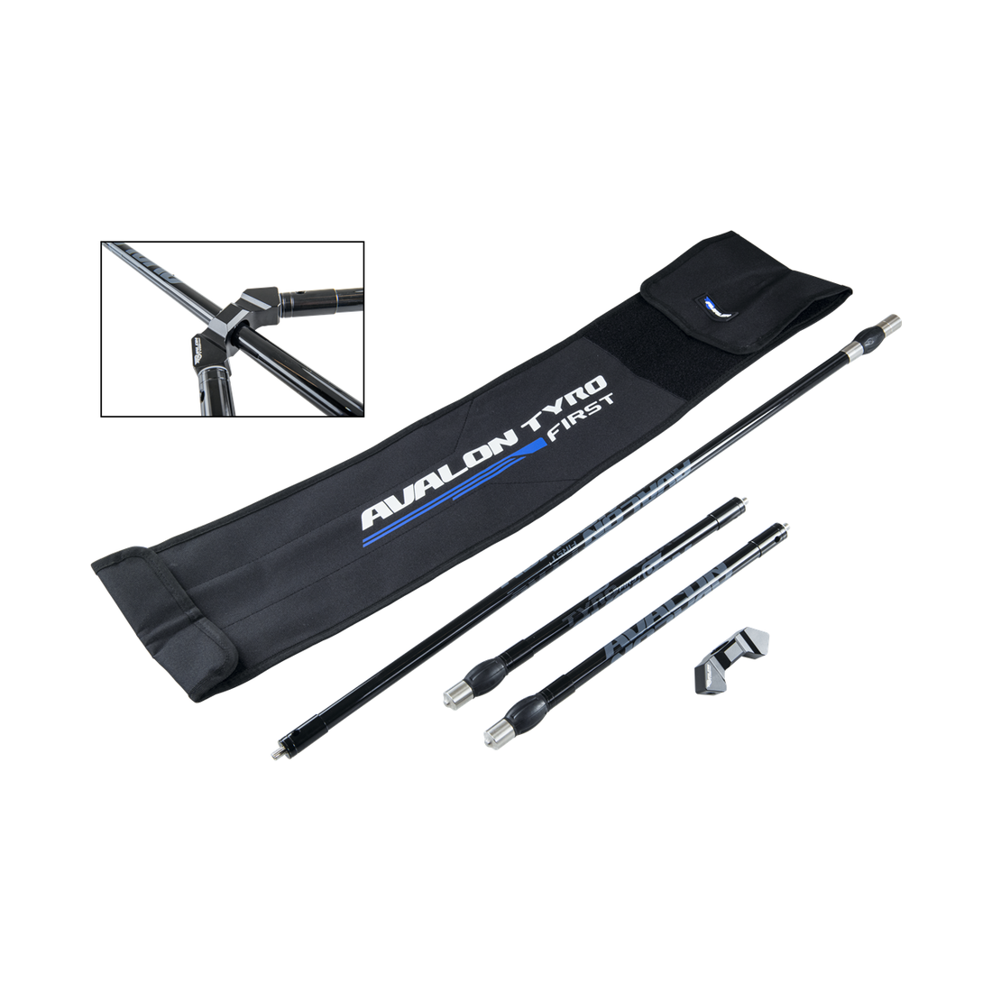 telescoping, tripod, poles, case, enkelvoudig