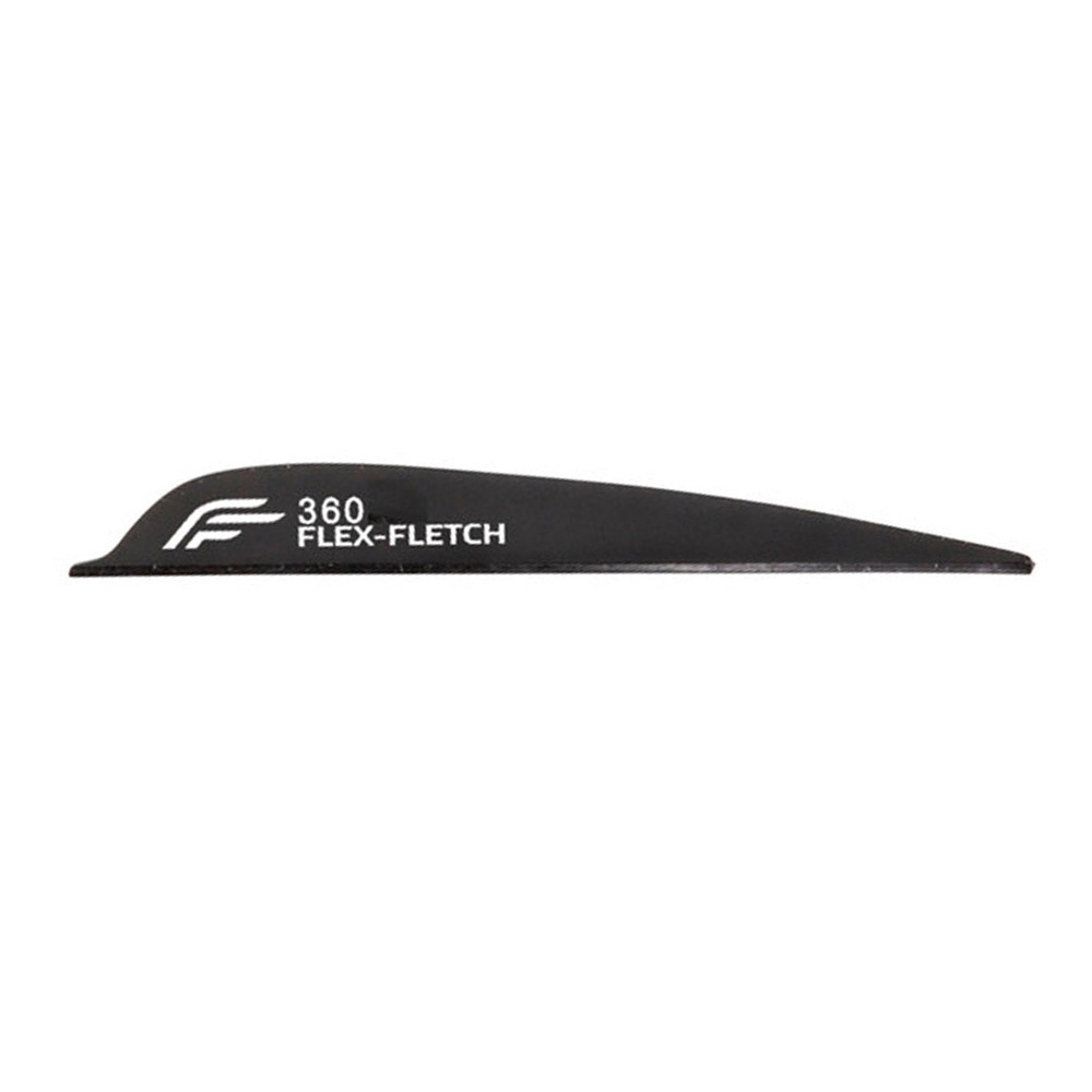 Flex-Fletch Vanes FFP No Prep Flex2 Kleur: Black / Model: FFP 360
