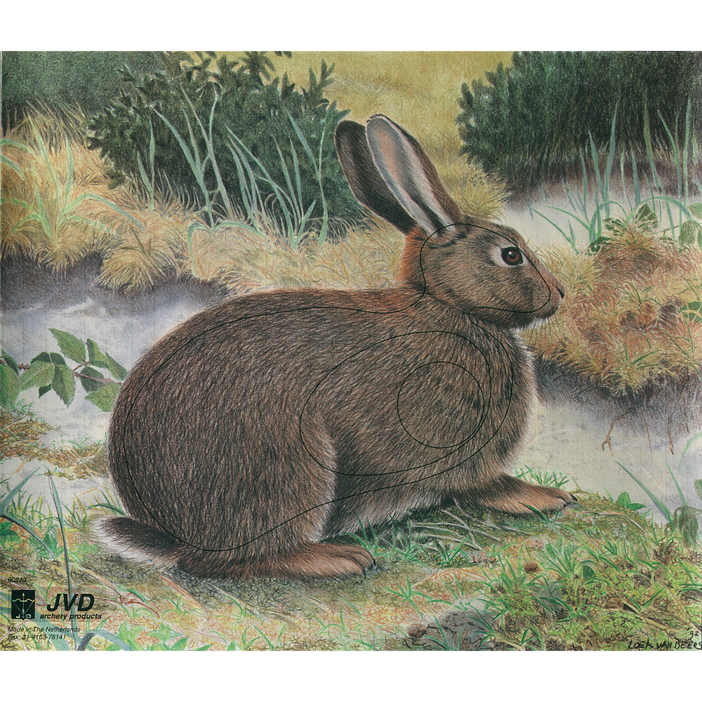 JVD Animal Target Face Rabbit