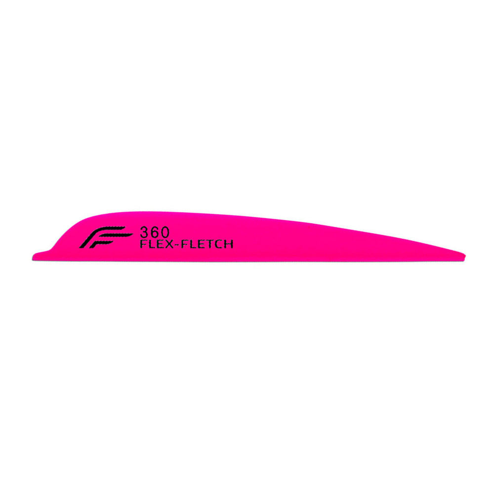 Flex-Fletch Vanes FFP No Prep Flex2 Kleur: Fluor Pink / Model: FFP 360