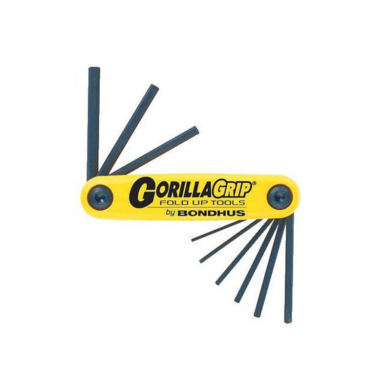 Bondhus "GorillaGrip" inbus set (inches) large