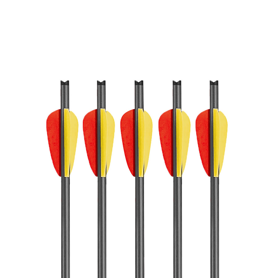 EK Archery Aluminium 2219 Kruisboog Pijl Zwart 5 stuks