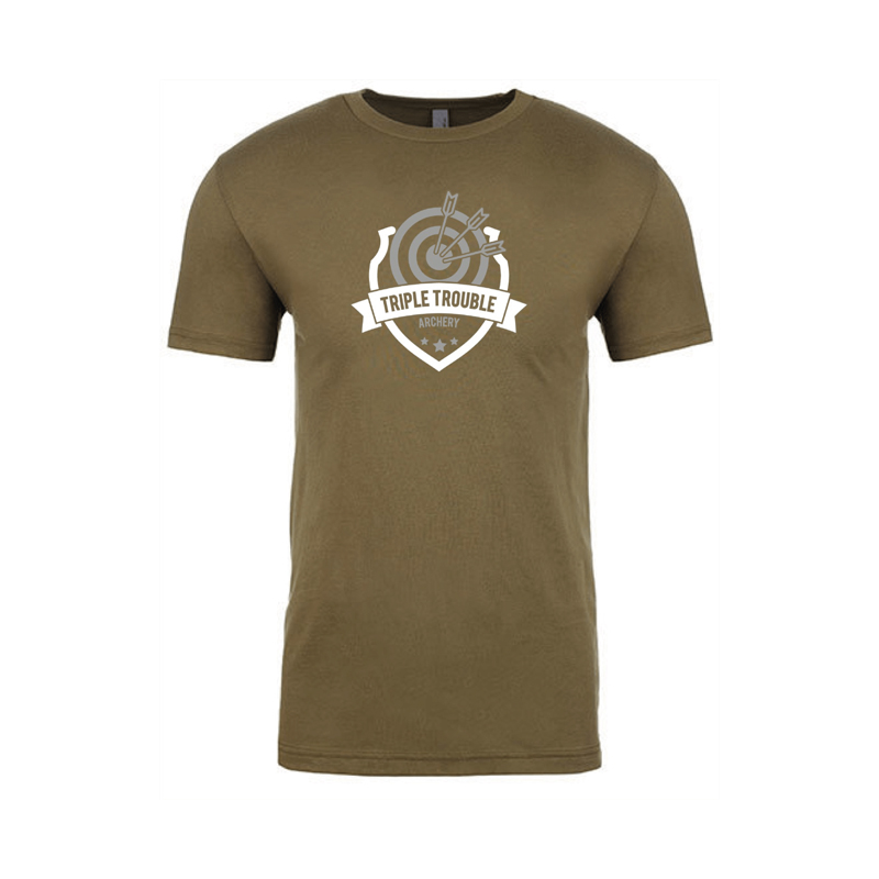 Triple Trouble Shield Tee - Green