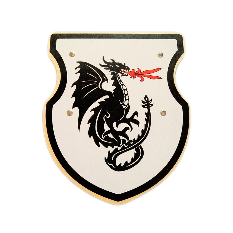 Holzkonig Schild met Vuurspuwende Draak