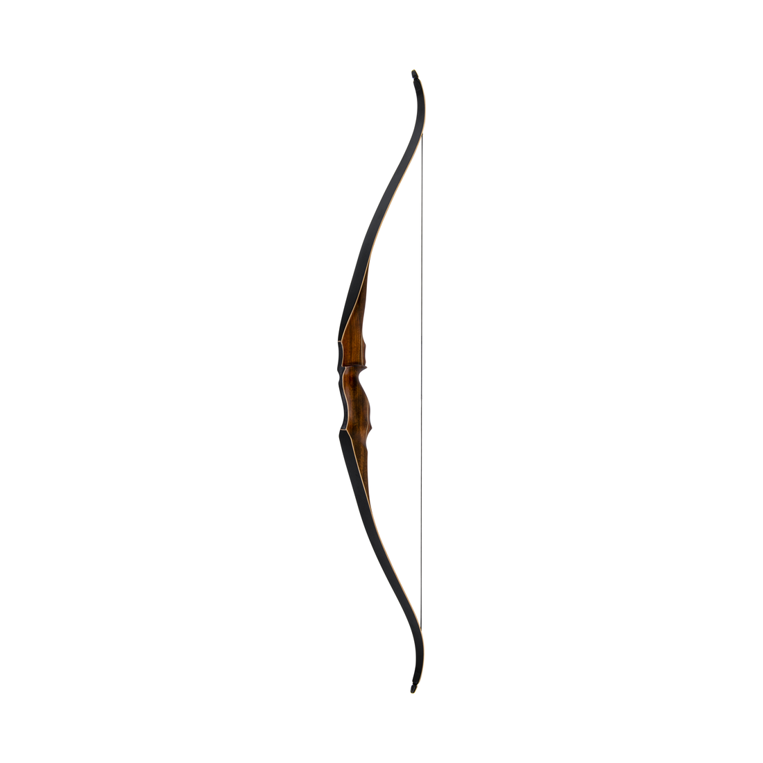 boog, arcade bow?, bow, recurve bow, wooden bow, string, wood finish