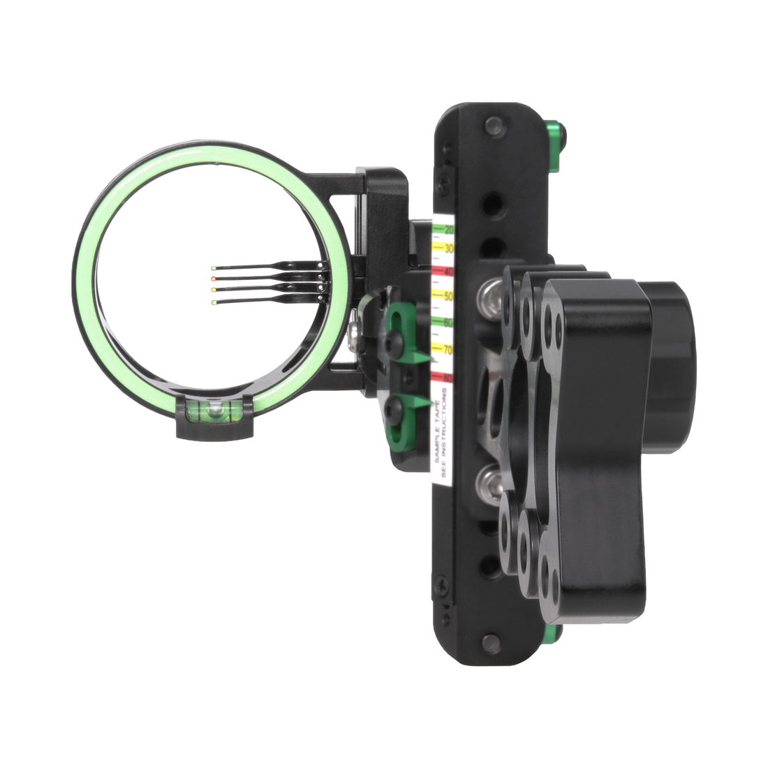 verlengring, ringtether, temporale opto, einde draad, precision meter