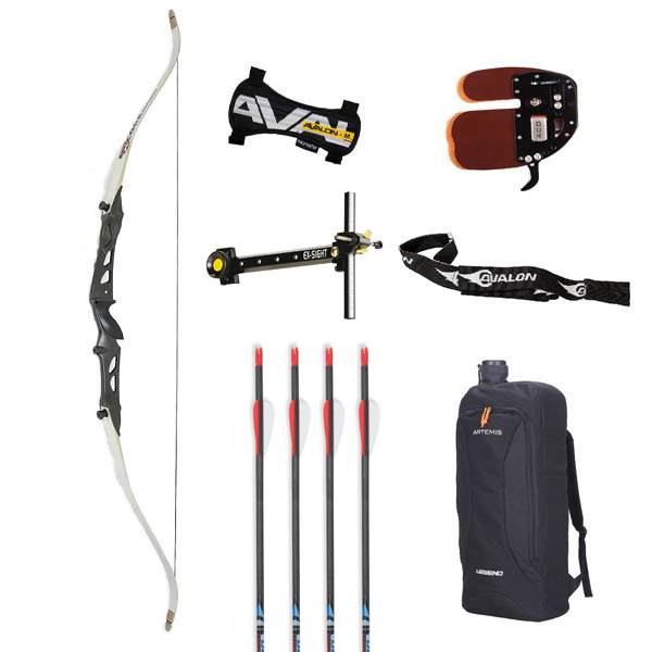 Black Metal Recurve Handboog Voordeelset